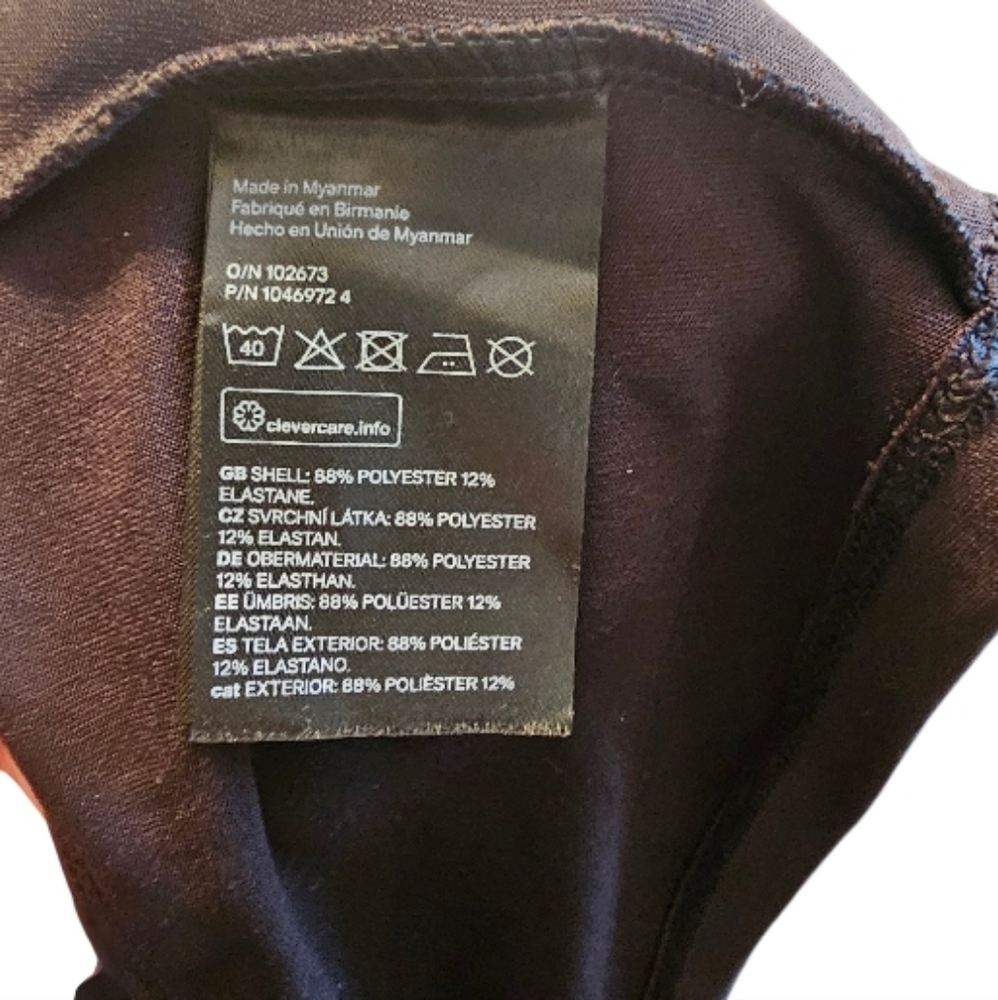 Black Divided H&M Women's Short Halterneck Top - Picture 6 of 7